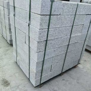 东莞 芙蓉白火烧两面路沿石