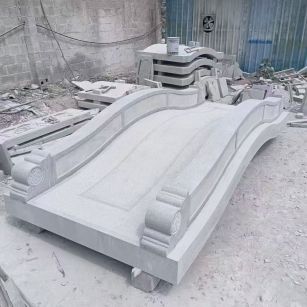 东莞 芝麻灰花岗岩园林景观 小石桥