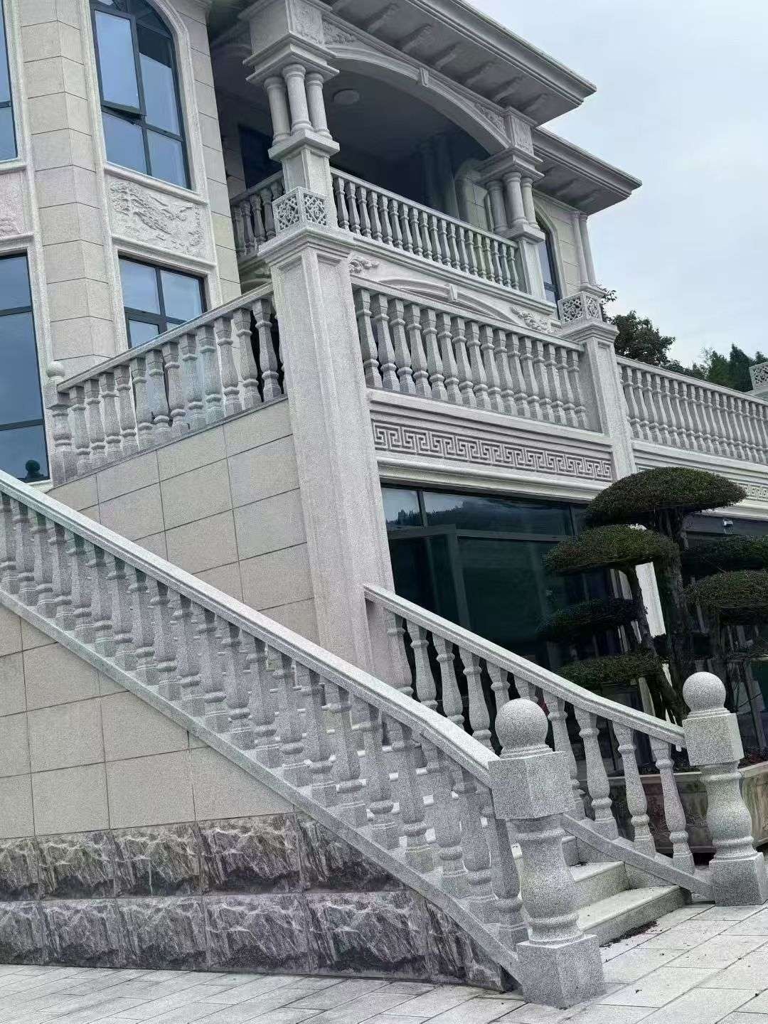 东莞 芝麻白别墅，栏杆