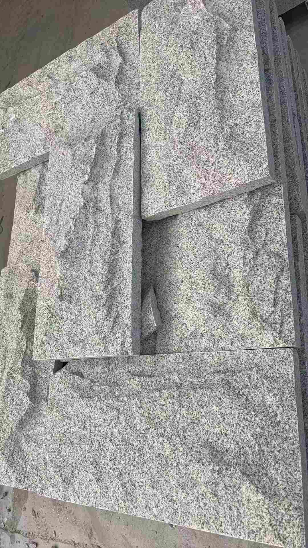 东莞 芝麻白自然面花岗岩成品板